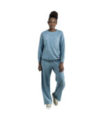 Washed wide leg sweatpants