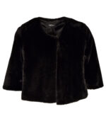 Short fluffy bolero jacket