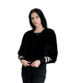 Short fluffy bolero jacket