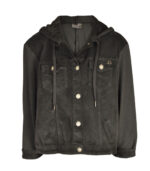 Star button corduroy jacket