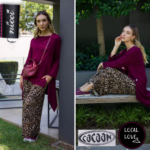 Cocoon Chablis Pinot cowl neck tunic top