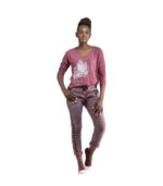 Diamante foil butterfly top