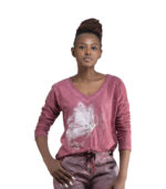 Diamante foil butterfly top
