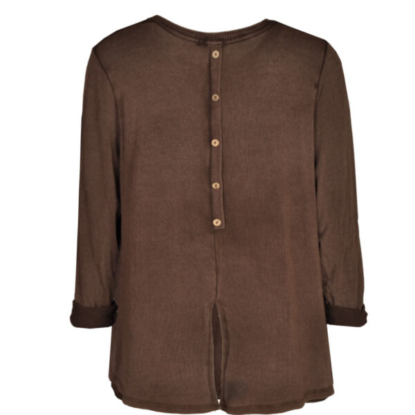 Back button detail oversized top
