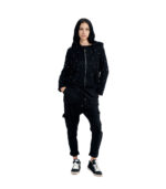 Pleated pocket harem pants