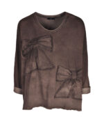 Giant bow oversized sweatshirt