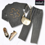 Wide leg sweatpants