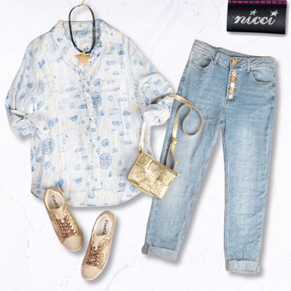 Nautical print shirt