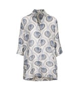 Floral lace print shirt