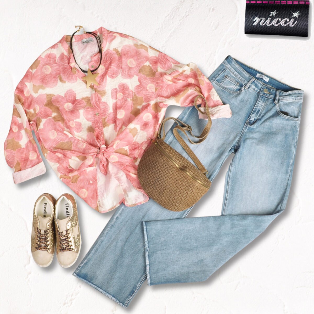 Floral print shirt