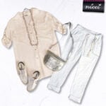 Rope chain detail pants