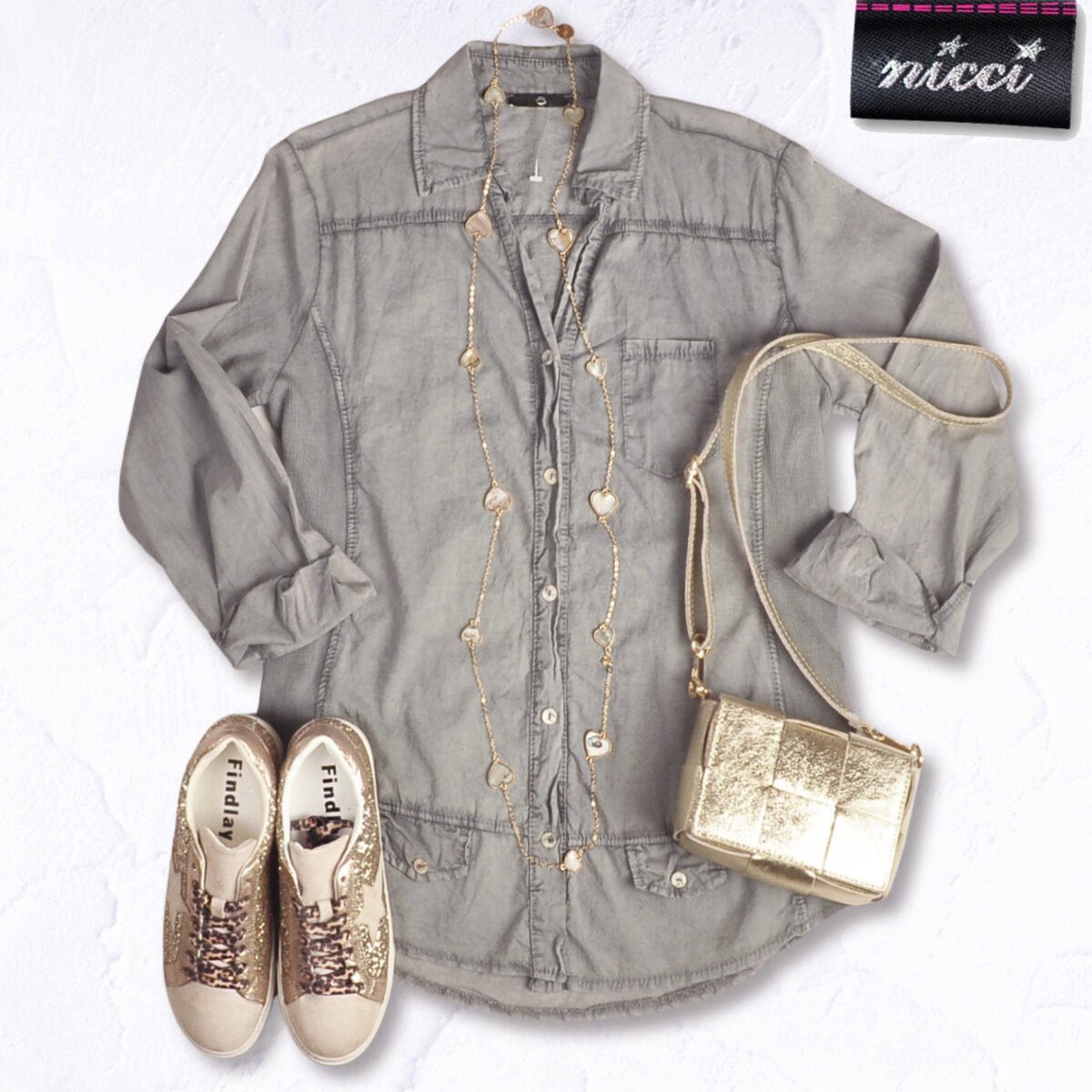 2-Textured ribbed detail washed shirt