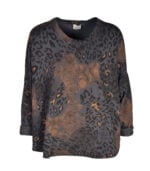 Snake print sweatshirt