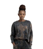 Snake print sweatshirt