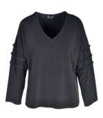 Frill detail long sleeve top
