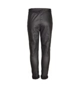 Drawstring leatherette pants