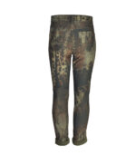 Snake print reversible pants