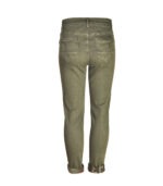 Snake print reversible pants