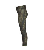 Snake print reversible pants