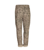 Leopard print shimmer pants