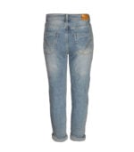 Spotted button jeans