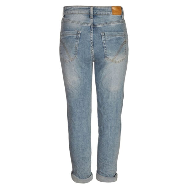 Spotted button jeans