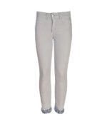 Snake print reversible pants