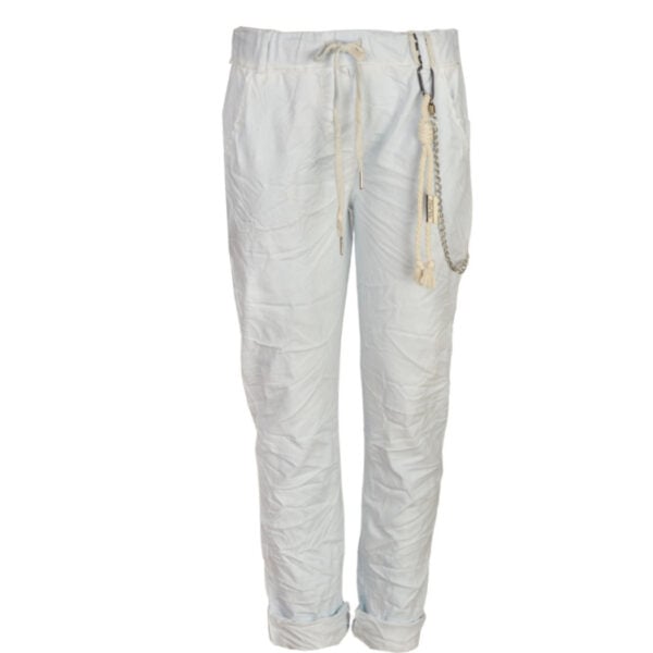 Rope chain detail pants