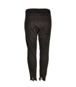 Raw hem torn pants