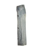 Embroidered bow jeans