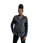 2-Textured denim knit shirt 