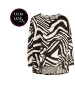 Cocoon Alaska Mikato boxy animal print top