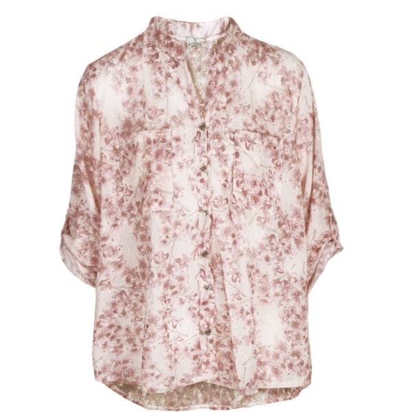 Anglaise floral print antique top