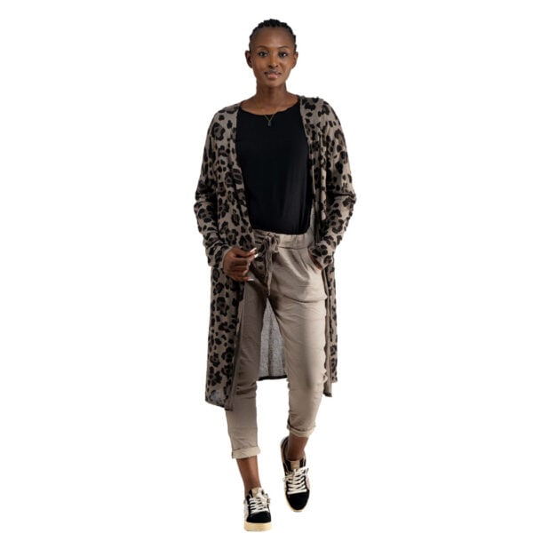 The Rolling Stones camo print cardi