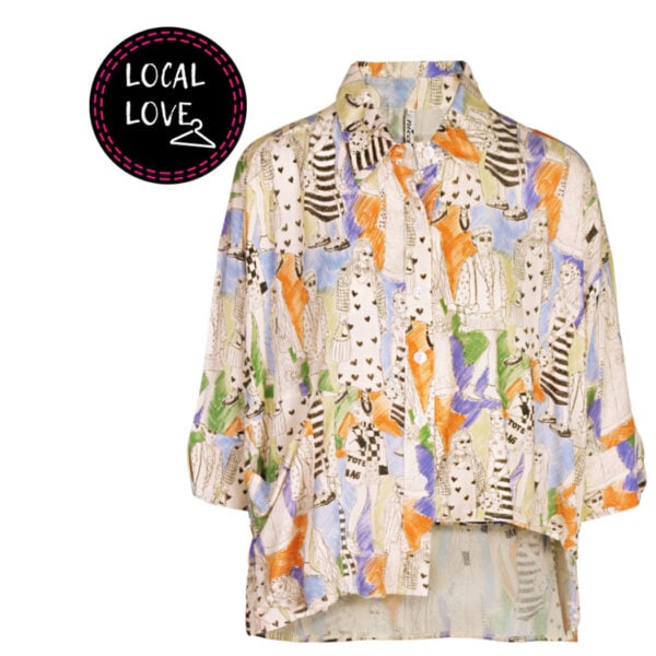 Nicci Cordoba people print shirt