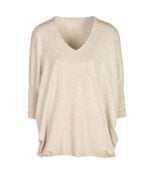 Diamante oversized knit top