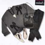 Raw hem torn pants