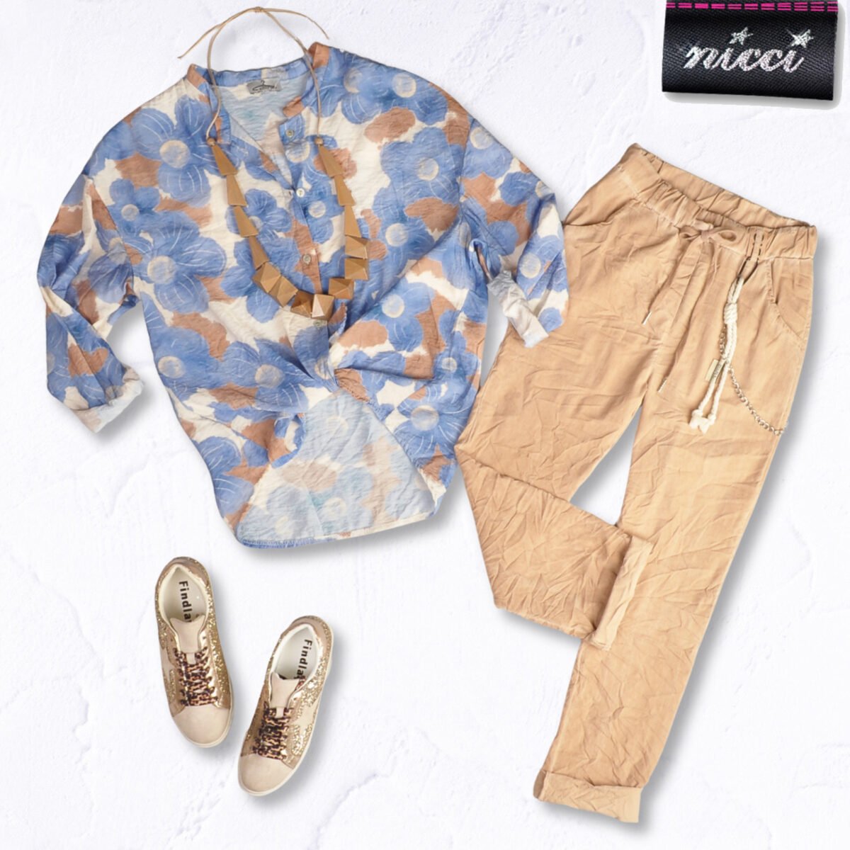 Floral print shirt