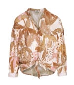 Animal floral print shirt