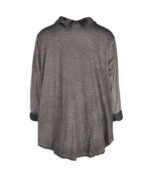 2-Textured flocked paisley oversized shirt