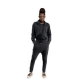 Hooded crop sweatshirt