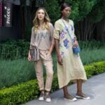 100% Linen floral print maxi dress