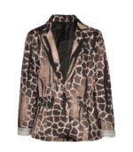 Giraffe print jacket