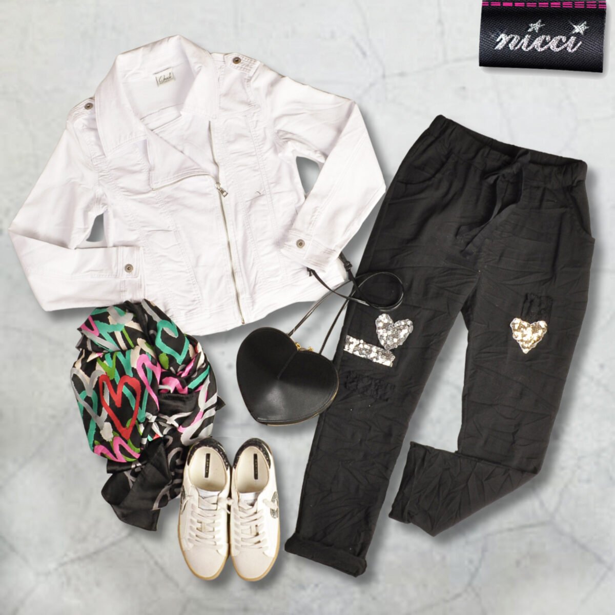 Asymmetrical biker jacket