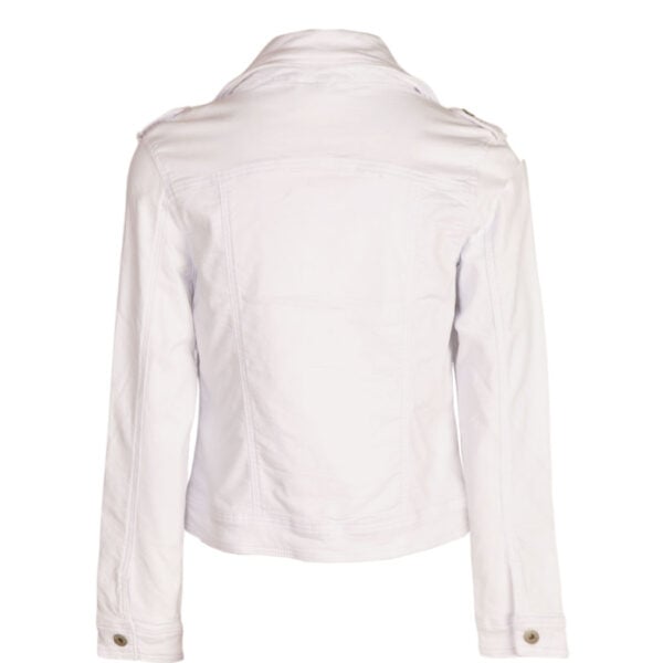 Asymmetrical biker jacket