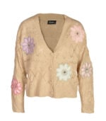 Embroidered flower cardi