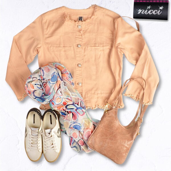 Pearl trim jacket