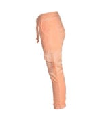 Silky cargo overdyed pants