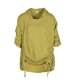 100% Linen hooded drawstring top 100% Linen hooded drawstring top