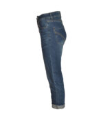 Heart button denim jeans